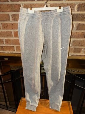 MENS SMALL GRAY NIKE JOGGERS WITH POCKETS EUC